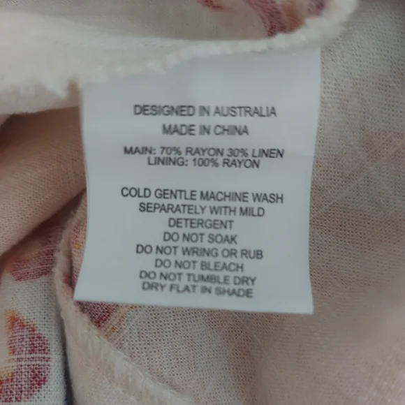 Paper Heart Fresh Fruits Print Linen-blend Maxi Dress - Picture 7 of 7